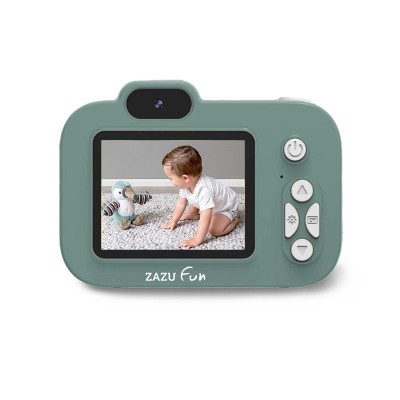 ZAZU Dječji fotoaparat sa 2 kamere 1080P Full HD - Green - UZORAK