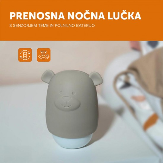 ZAZU Mekana Svjetiljka Benny Taupe - USB-C