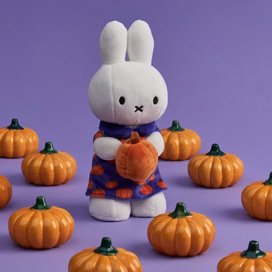 Miffy zeko mekana igračka Standing Pumpkin Dress - 23  cm - UZORAK