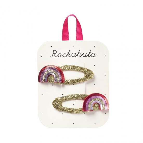 Rockahula Špangice za kosu - Disco Rainbow - UZORAK